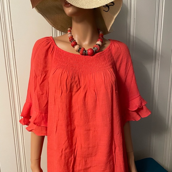 Stunning flowing tunic lg/ xl - Picture 2 of 7